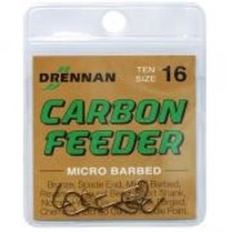 Drennan Carbon Feeder Micro Barbed Hooks Drennan Carbon Feeder Micro Barbed Hooks